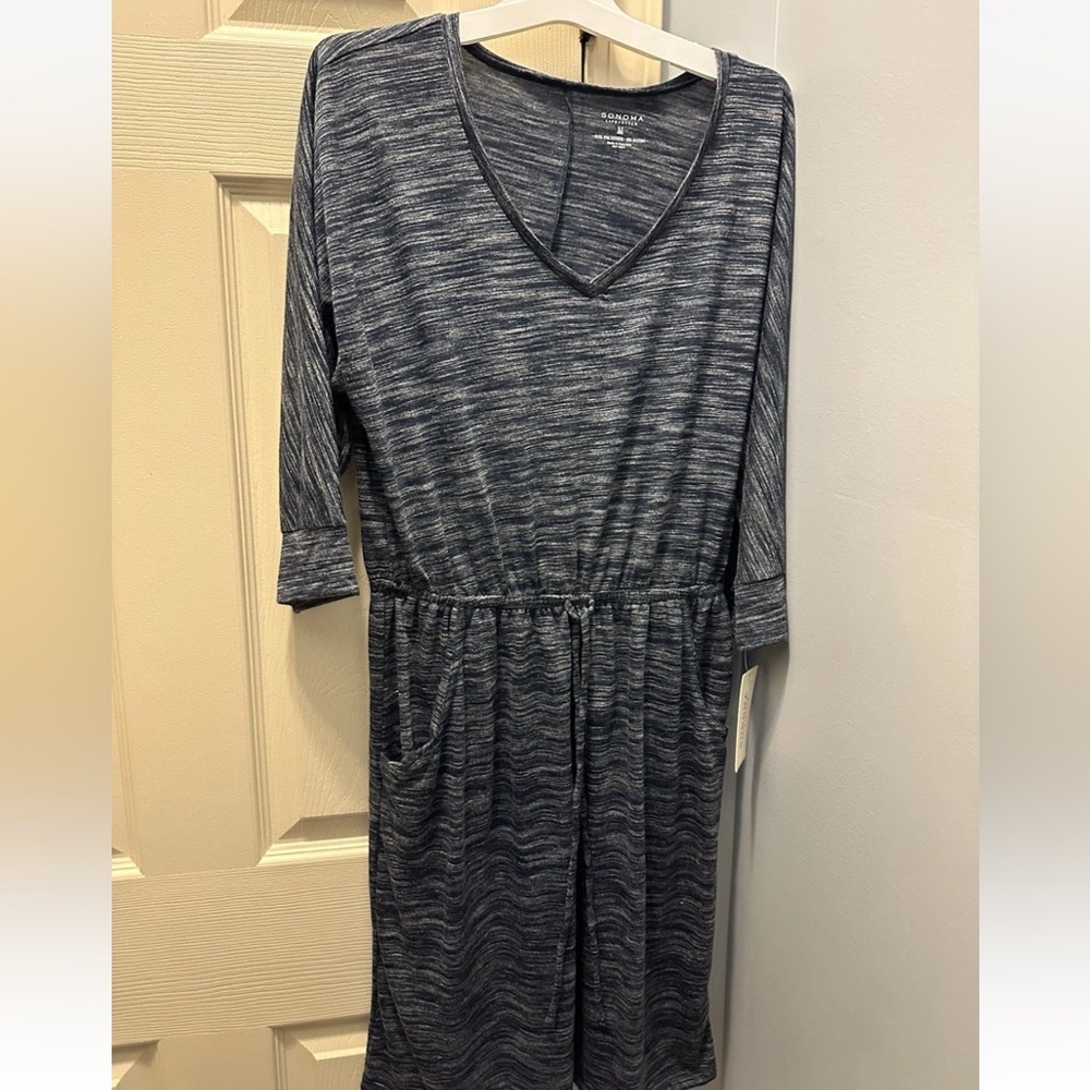 Sonoma Women’s Long Sleeve‎ Dress Blue Size Medium